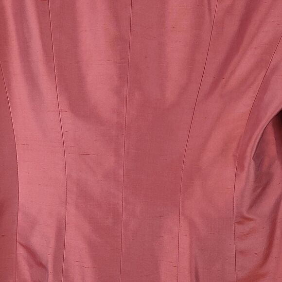 Talbot's Pure Silk One Button Blazer Jacket Size 10 - Picture 9 of 9